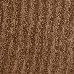 Set mit 2 SERENA Stühlen aus braunem Chenille-Stoff mit braunen Metallbeinen