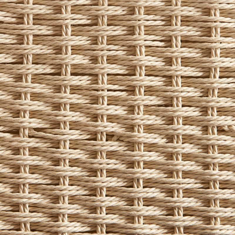 Lot de 2 tables de chevet GINKO placage chêne et corde