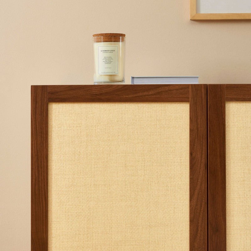 Buffet HARIA effet noyer