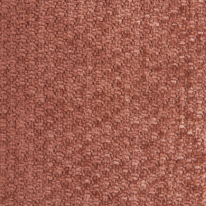 Ensemble canapés droits fixes 3+2 MATILDA tissu chenille rouge brique