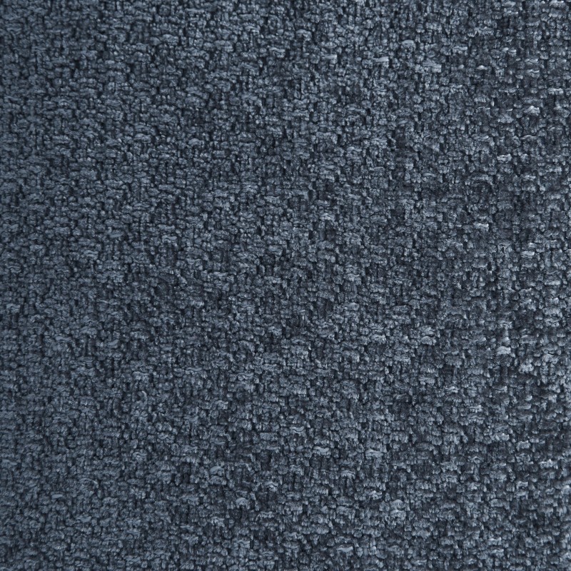 Ensemble canapés droits fixes 3+2 MATILDA tissu chenille bleu