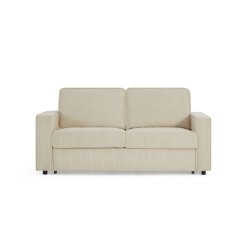 Divano letto convertibile express ROYAL a 3 posti in velluto a coste beige