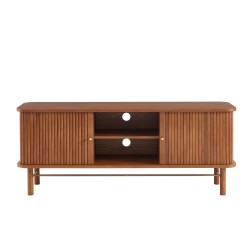Fernsehschrank ERNEST aus dunkler Esche mit Drehtüren, 150 cm