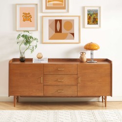 Buffet TWIGGY placage frêne 2 portes 180cm