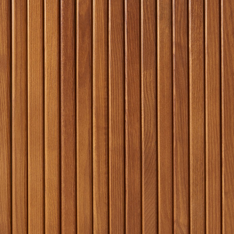 Buffet ERNEST frêne foncé 2 portes tambour 160cm