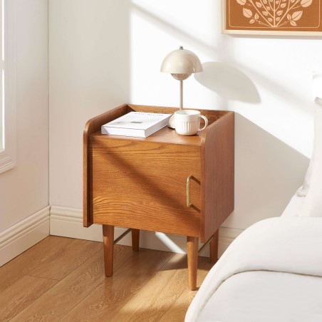 Comodino TWIGGY impiallacciato in frassino