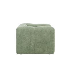 Fauteuil fixe TASTA 1 place tissu vert olive
