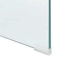 Couchtisch GINZAaus transparentem Hartglas 120 cm