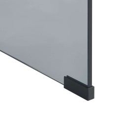 Comodino GINZA in vetro temperato nero