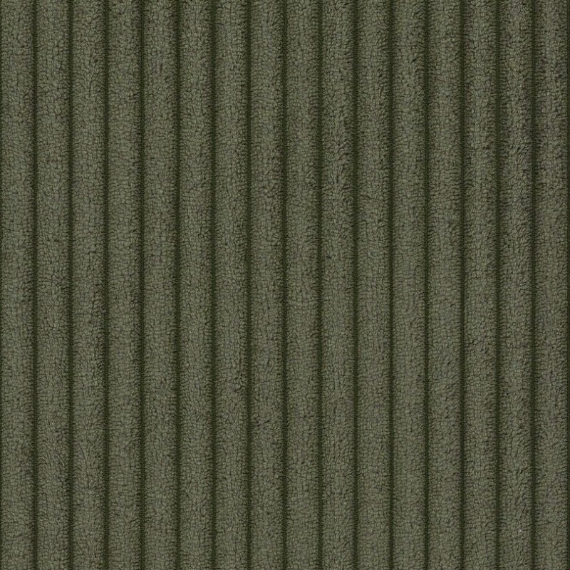 Ecksofa NUNA mit fester rechter Ecke, 4-Sitzer, grüner Cord