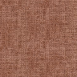 Canapé droit fixe NUNA 3 places tissu terracotta