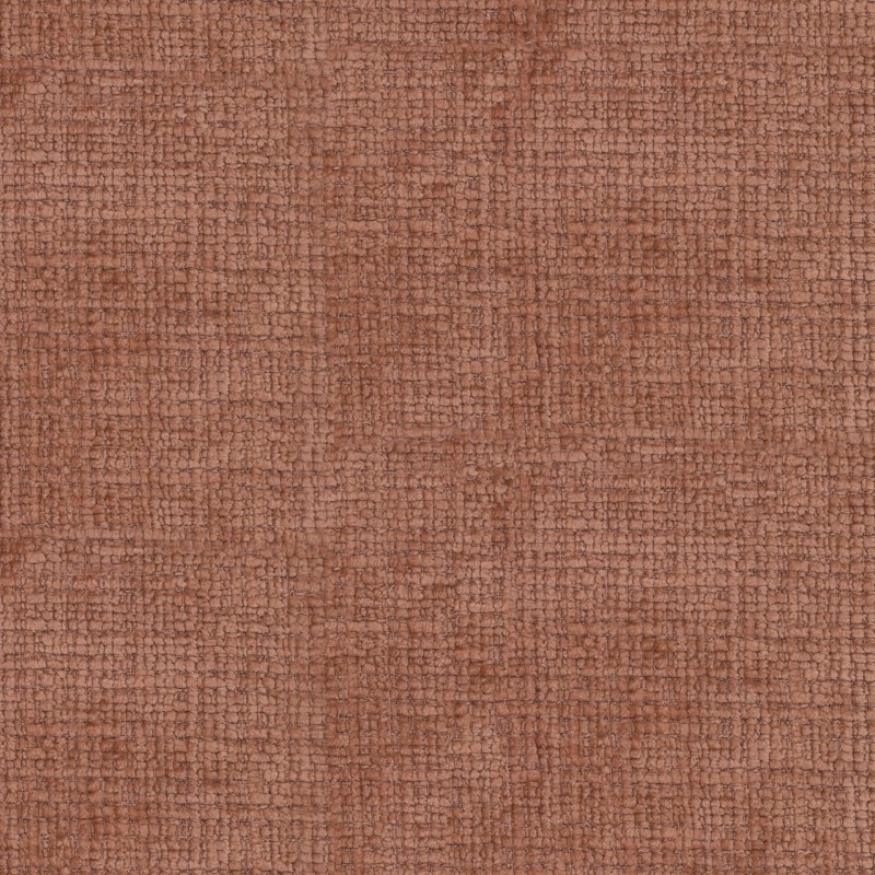 Canapé droit fixe NUNA 3 places tissu terracotta