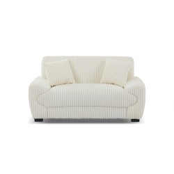 Set aus 3+2-Sitzer-Sofas + 1-Sitzer-Sessel ADEA aus beigem Cord