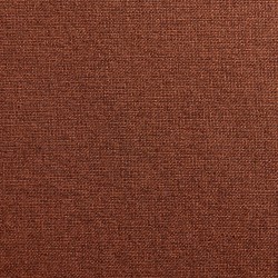 Esszimmergarnitur mit rundem Glastisch HARRY 120 cm und 4 Stühlen NOA aus terrakottafarbenem Stoff