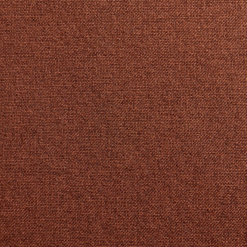 Esszimmergarnitur mit ausziehbarem Tisch ORACLE aus Eichenfurnier und 2 Stühlen NOA aus terrakottafarbenem Stoff