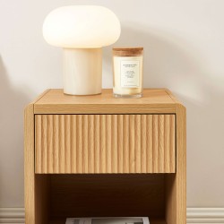 Set di 2 comodini UTICA effetto rovere