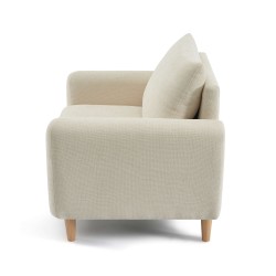 Fauteuil CALIBA tissu beige 1 place