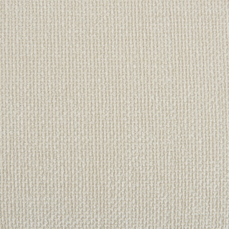 Canapé droit CALIBA fixe tissu beige 3 places