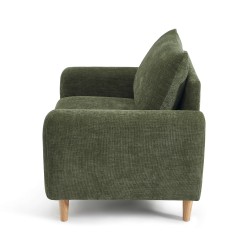 Fauteuil CALIBA tissu vert 1 place