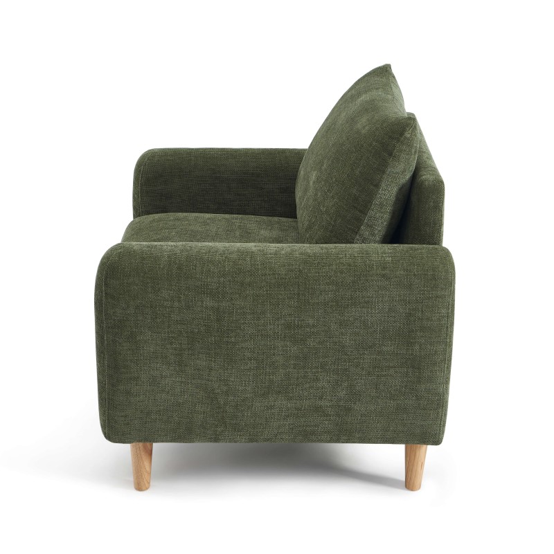 Fauteuil CALIBA tissu vert 1 place