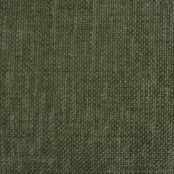 Canapé droit CALIBA fixe tissu vert 3 places