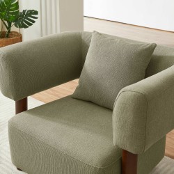 Fauteuil BRAZZA tissu sable 1 place