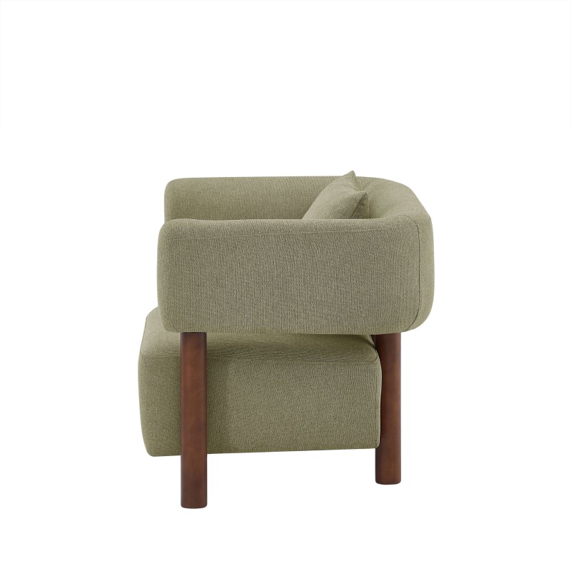 Fauteuil BRAZZA tissu sable 1 place