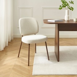 Lot de 2 chaises MOE en tissu beige