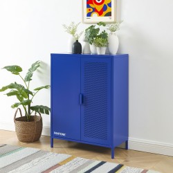 Buffet PANTONE métal bleu électrique h100cm
