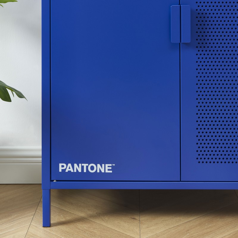 Buffet PANTONE métal bleu électrique h100cm