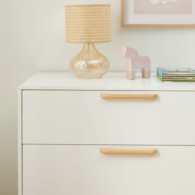 Commode enfant ROME blanc 3 tiroirs
