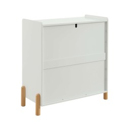 Commode enfant MONA blanc 3 tiroirs
