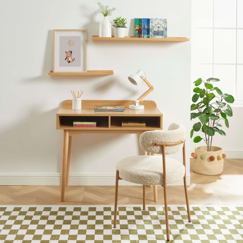 Bureau enfant NILAeffet chêne