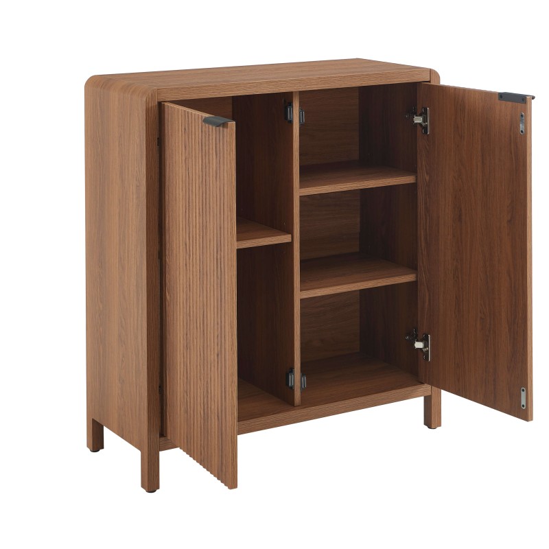 Buffet UTICA effet noyer 2 portes