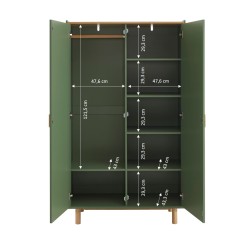 Armoire enfant AURA vert