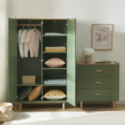 Armoire enfant AURA vert