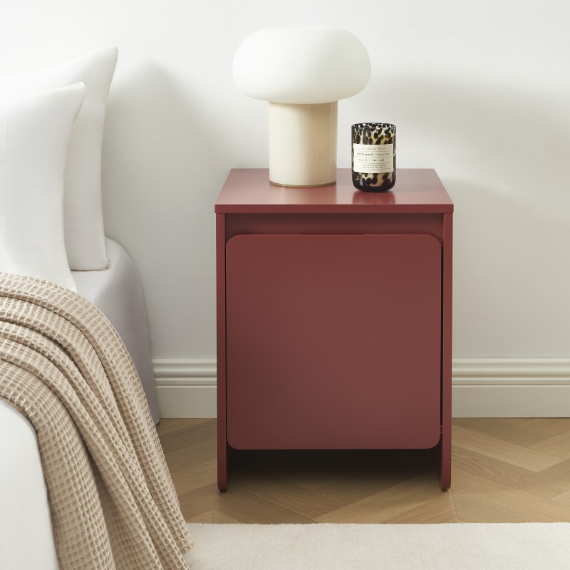 Table de chevet AKKA cerise