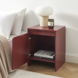 Table de chevet AKKA cerise