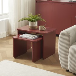 Table basse gigogne AKKA cerise