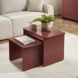 Table basse gigogne AKKA cerise
