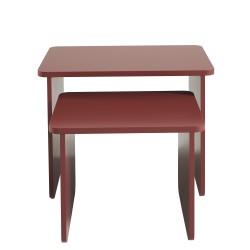 Table basse gigogne AKKA cerise