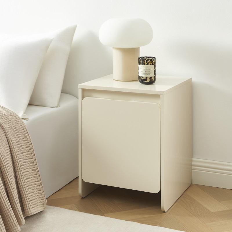 Table de chevet AKKA beige