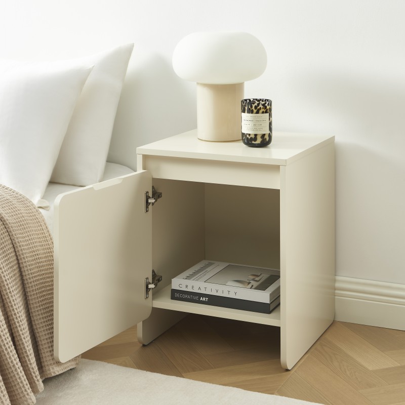 Table de chevet AKKA beige