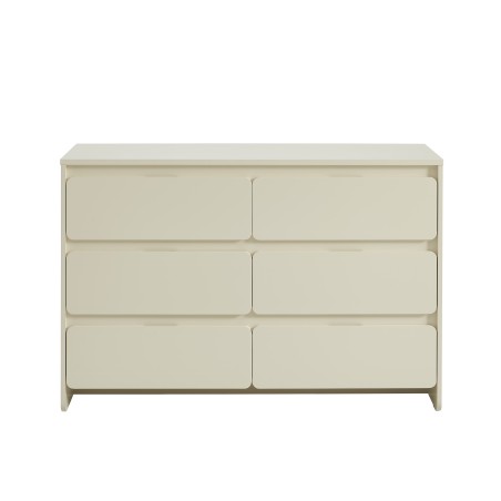 Commode 6 tiroirs AKKA beige 135cm