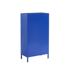Schuhschrank PANTONE aus elektrisch blauem Metall, 55 cm