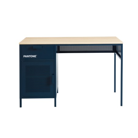 Schreibtisch PANTONEmitternachtsblaues Metall120 cm