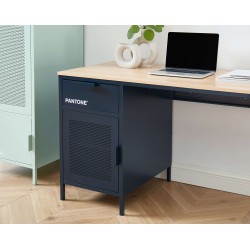 Bureau PANTONEmétal bleu nuit120cm