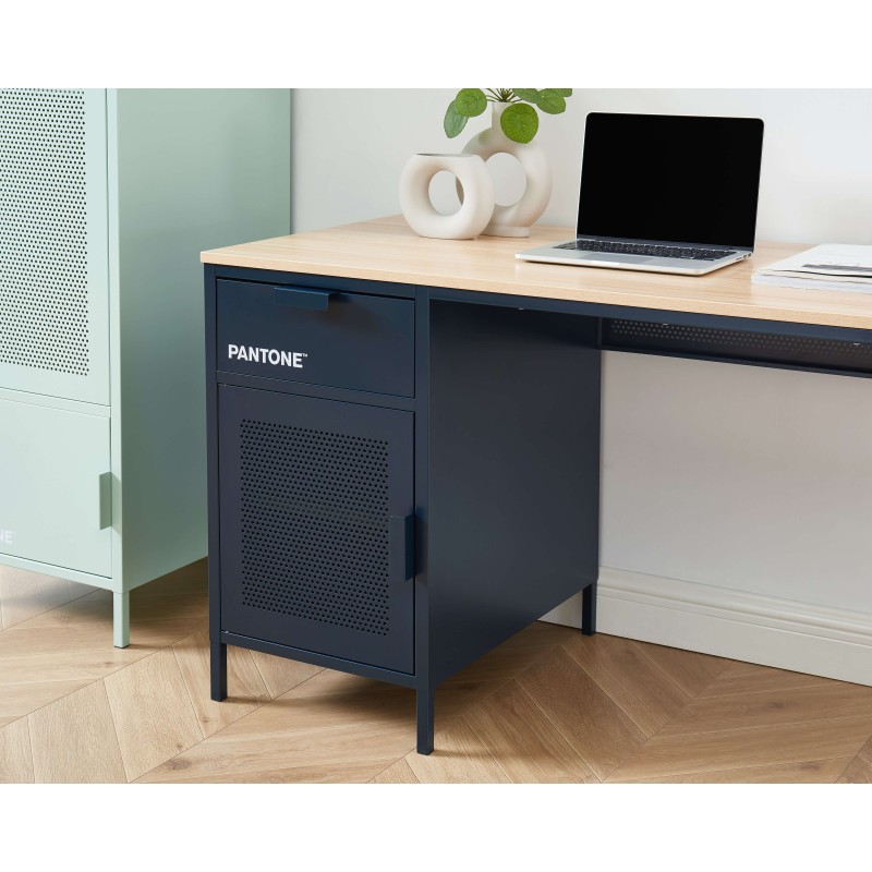 Bureau PANTONEmétal bleu nuit120cm