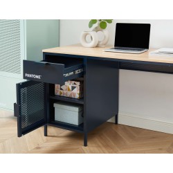 Bureau PANTONEmétal bleu nuit120cm