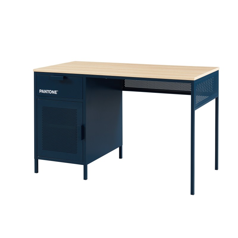 Bureau PANTONEmétal bleu nuit120cm